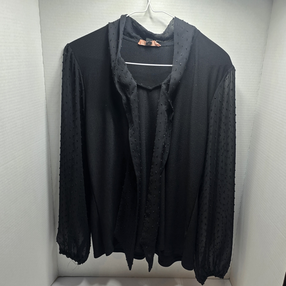 Elegant Black Women's Blouse